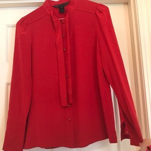 Marc Jacobs Red Silk Blouse ❤️❤️